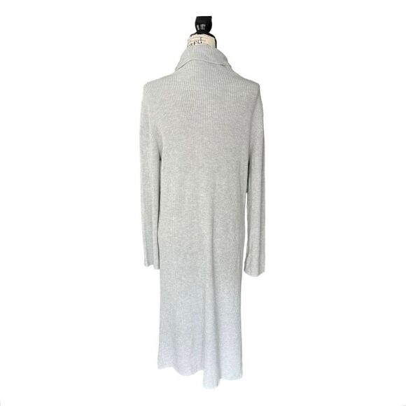 Abound Ribbed Turtleneck Midi Dress in Light Gray Size Medium NWT - Picture 6 of 8